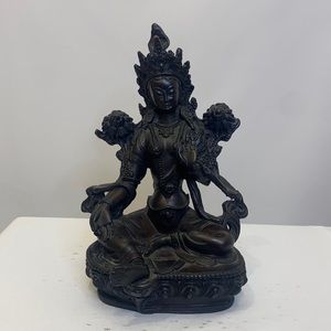 Ceramic Green Tara Goddess